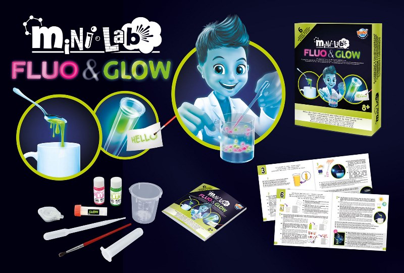 Buki Fluo and Glow experimenty, miniLab