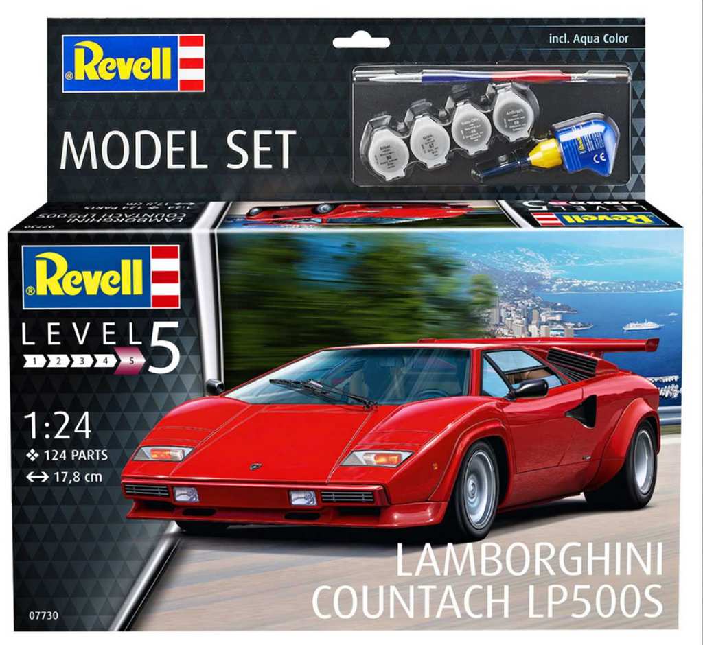 Revell ModelSet auto 67730 - Lamborghini Countach LP500S (1:24)