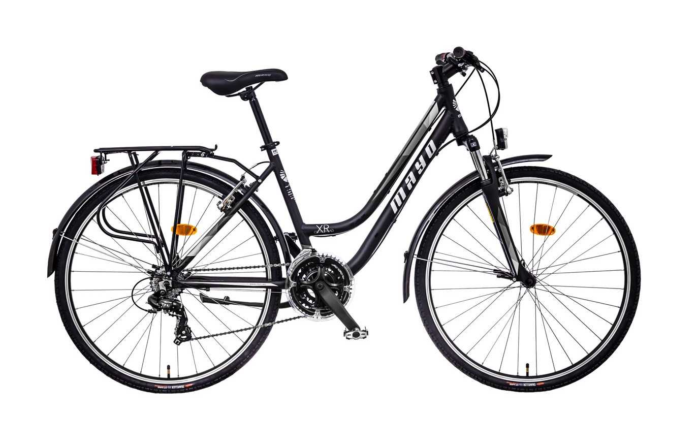 Mayo XR Basic Lite Trek Low Dámské trekové kolo, černo-šedé
