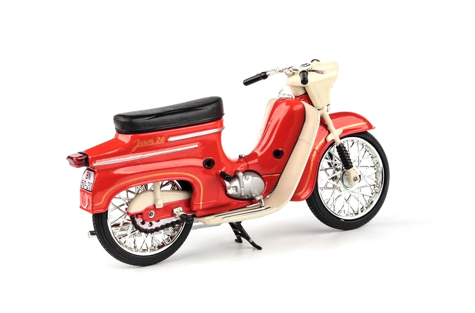 Abrex Jawa 50 Pionýr typ 20 (1967) Červená 1:18