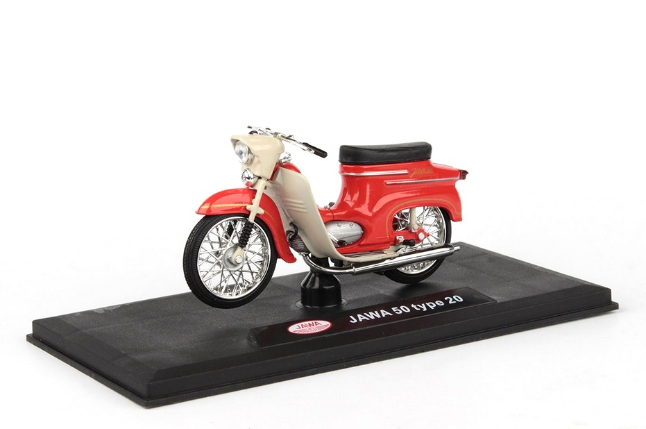 Abrex Jawa 50 Pionýr typ 20 (1967) Červená 1:18
