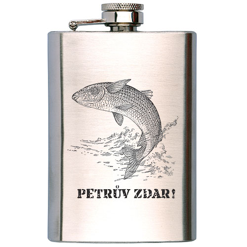 Nerezová placatka na alkohol 200ml - Petrův Zdar