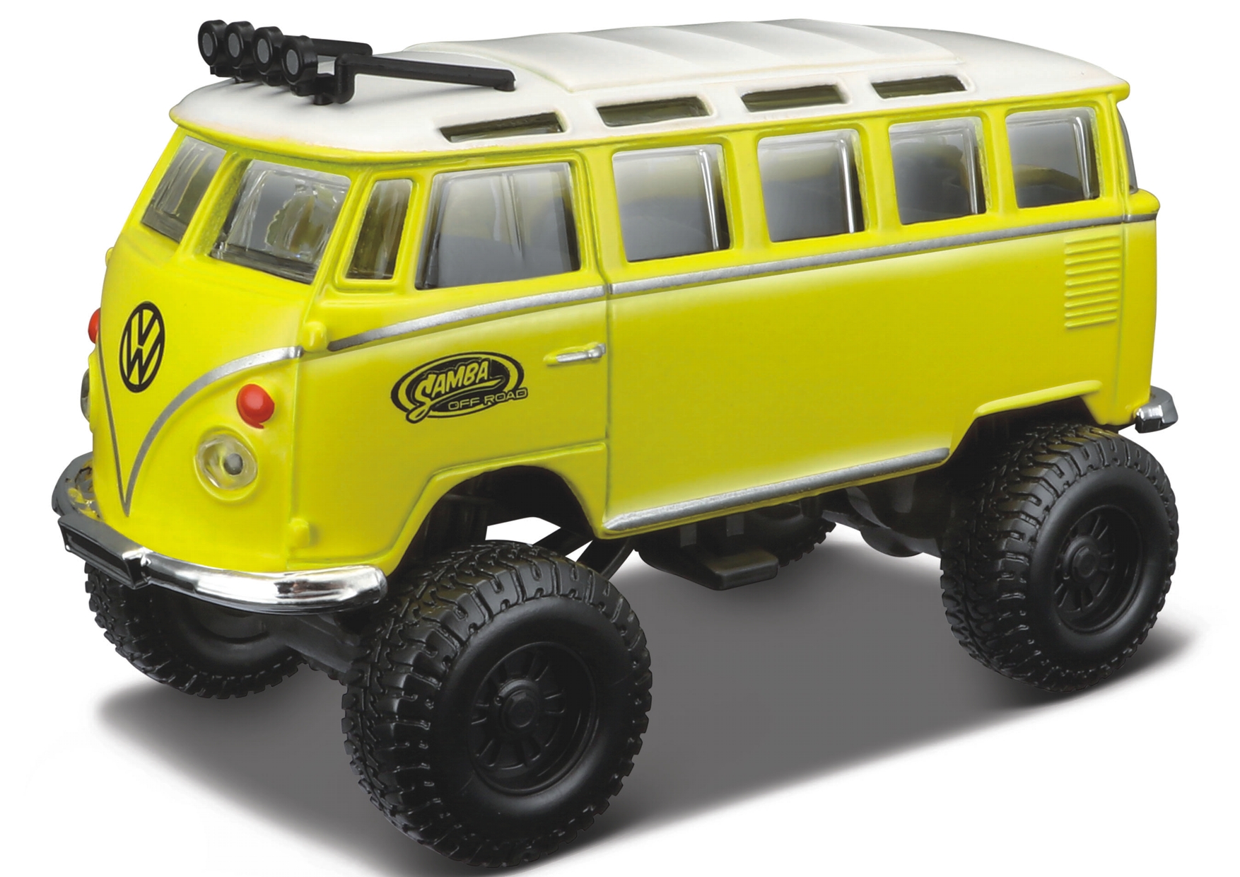 Maisto Volkswagen Van Samba 4x4 Rebels, Žlutý 1:40