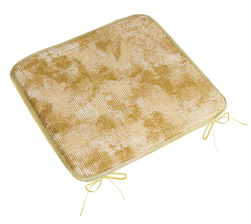 Bellatex Sedák Adéla hladký, Hadí kůže hnědá - 40x40 cm