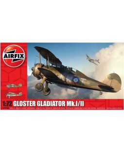 Airfix Stavebice Letadla Gloster Gladiator Mk.I/Mk.II (1:72)