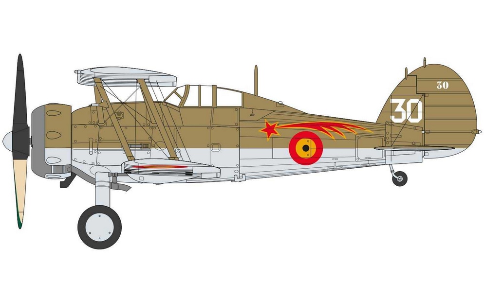 Airfix Stavebice Letadla Gloster Gladiator Mk.I/Mk.II (1:72)