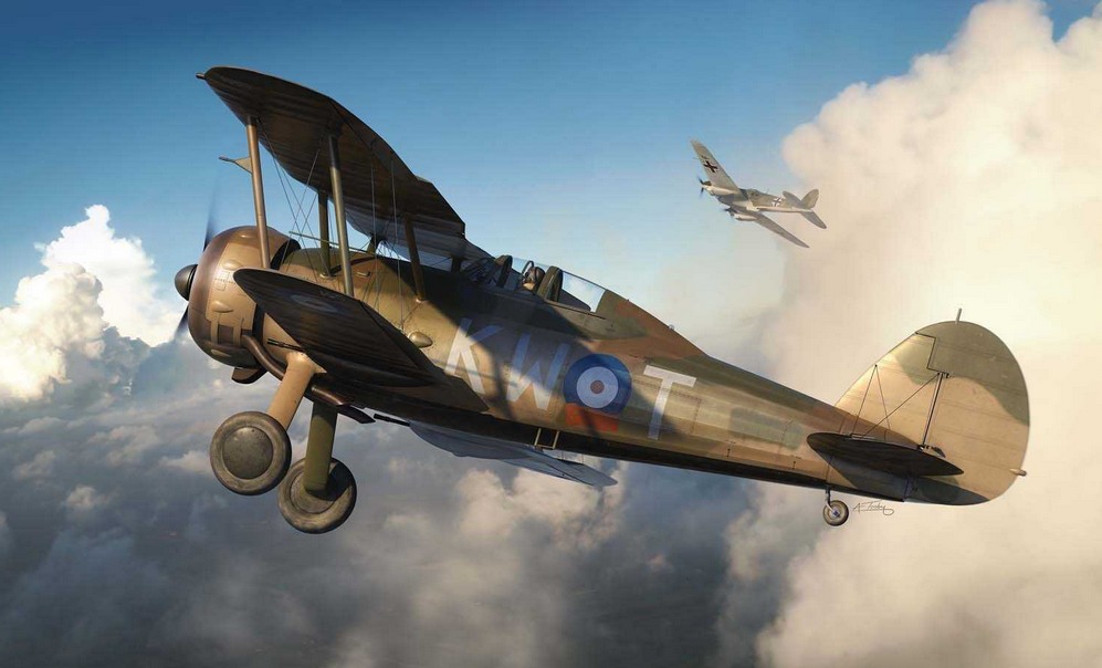 Airfix Stavebice Letadla Gloster Gladiator Mk.I/Mk.II (1:72)