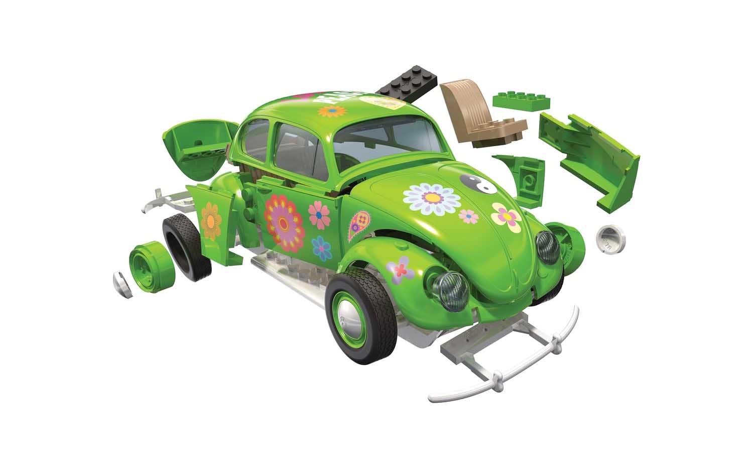 Airfix Quick Bulid J6031 Volkswagen Beetle Flower Power