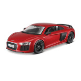 Maisto Kit Audi R8 V10 Plus, metal červená, 1:24