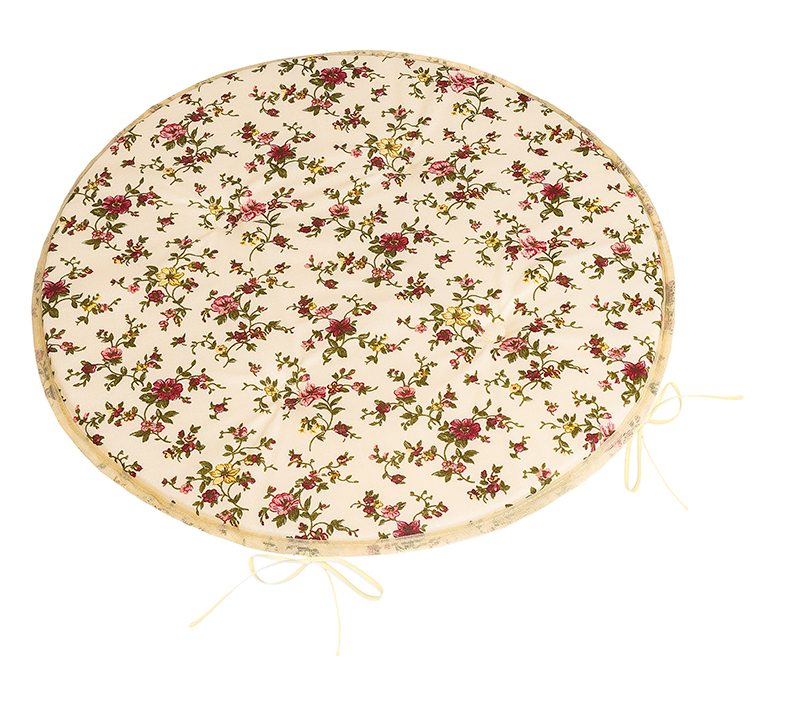 Bellatex Sedák Adéla kulatý hladký, Růžička - průměr 40 cm