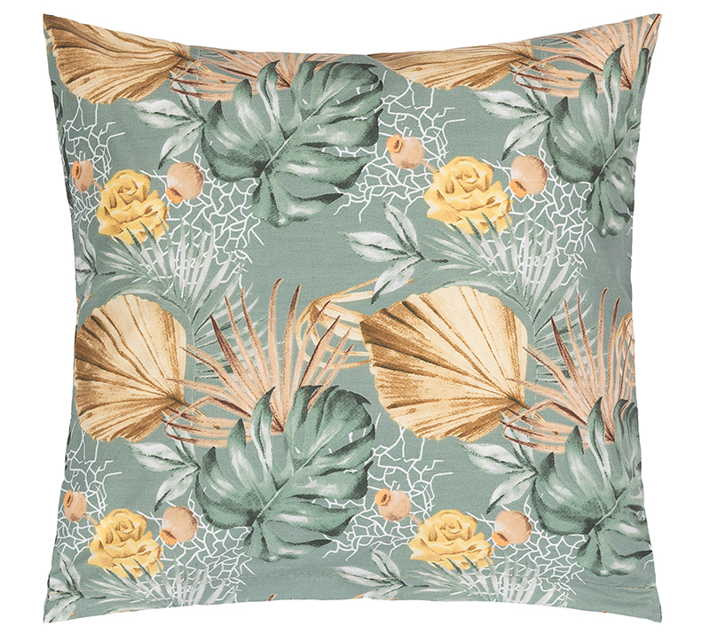 Bellatex Polštářek ADÉLA, Monstera růže - 40x40 cm
