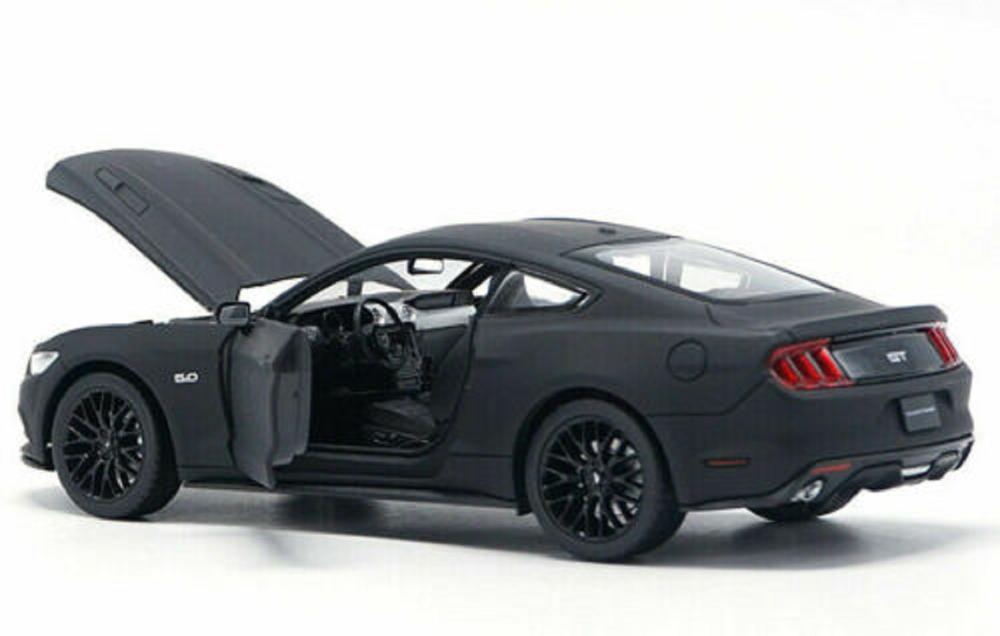 Welly MOQ Ford Mustang GT 2015 (matt black) 1:24