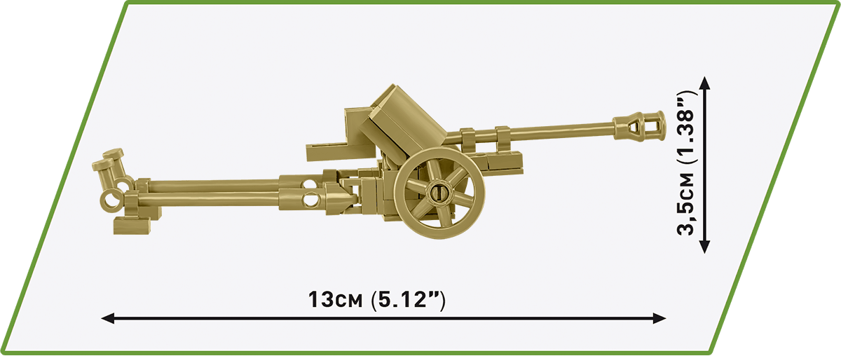 Cobi 3131 II WW German tank destroyer Sd.Kfz. 139 MARDER III, 1:35, 486 kostek