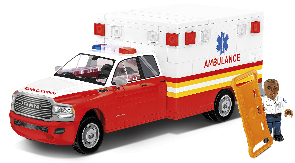 Cobi 24609 RAM 3500 Ambulance, 1:35, 295 kostek