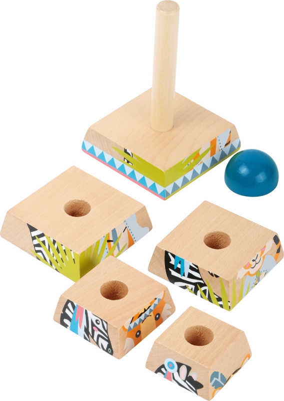 Legler, dřevěné puzzle Zvířata z džungle