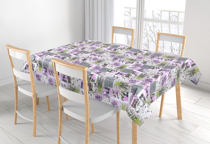 Bellatex Ubrus ADÉLA, Patchwork lila - 100x100cm