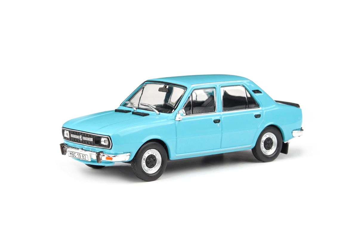 Abrex Škoda 120L (1982) Modrá Světlá 1:43