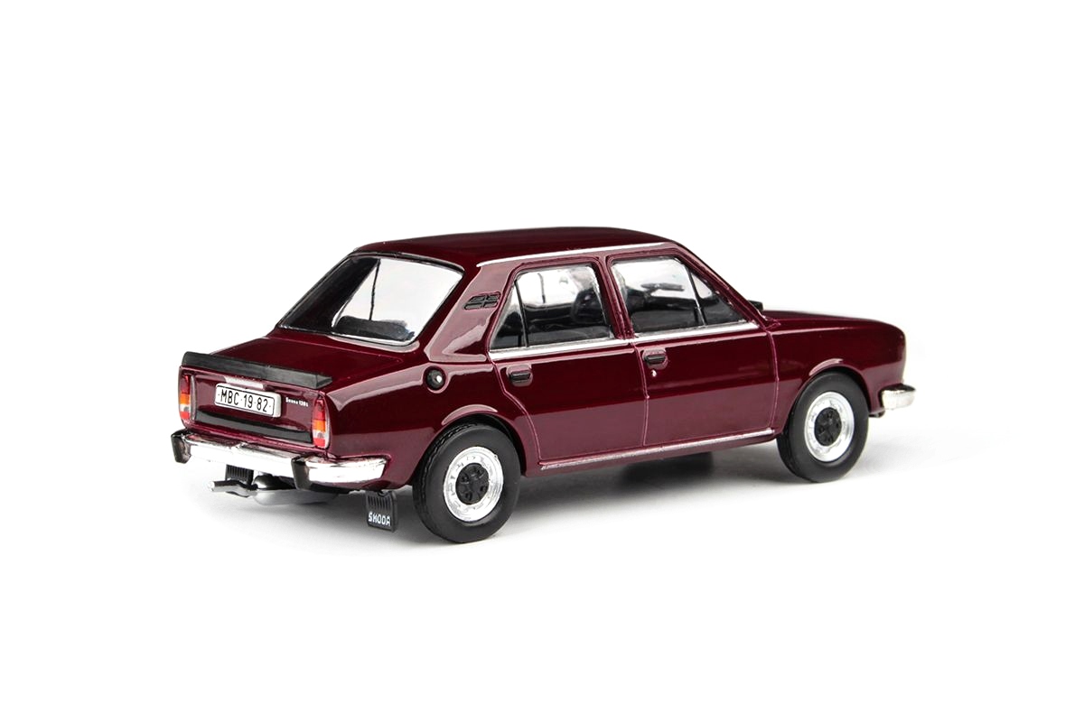 Abrex Škoda 120L (1982) Červená Maron 1:43