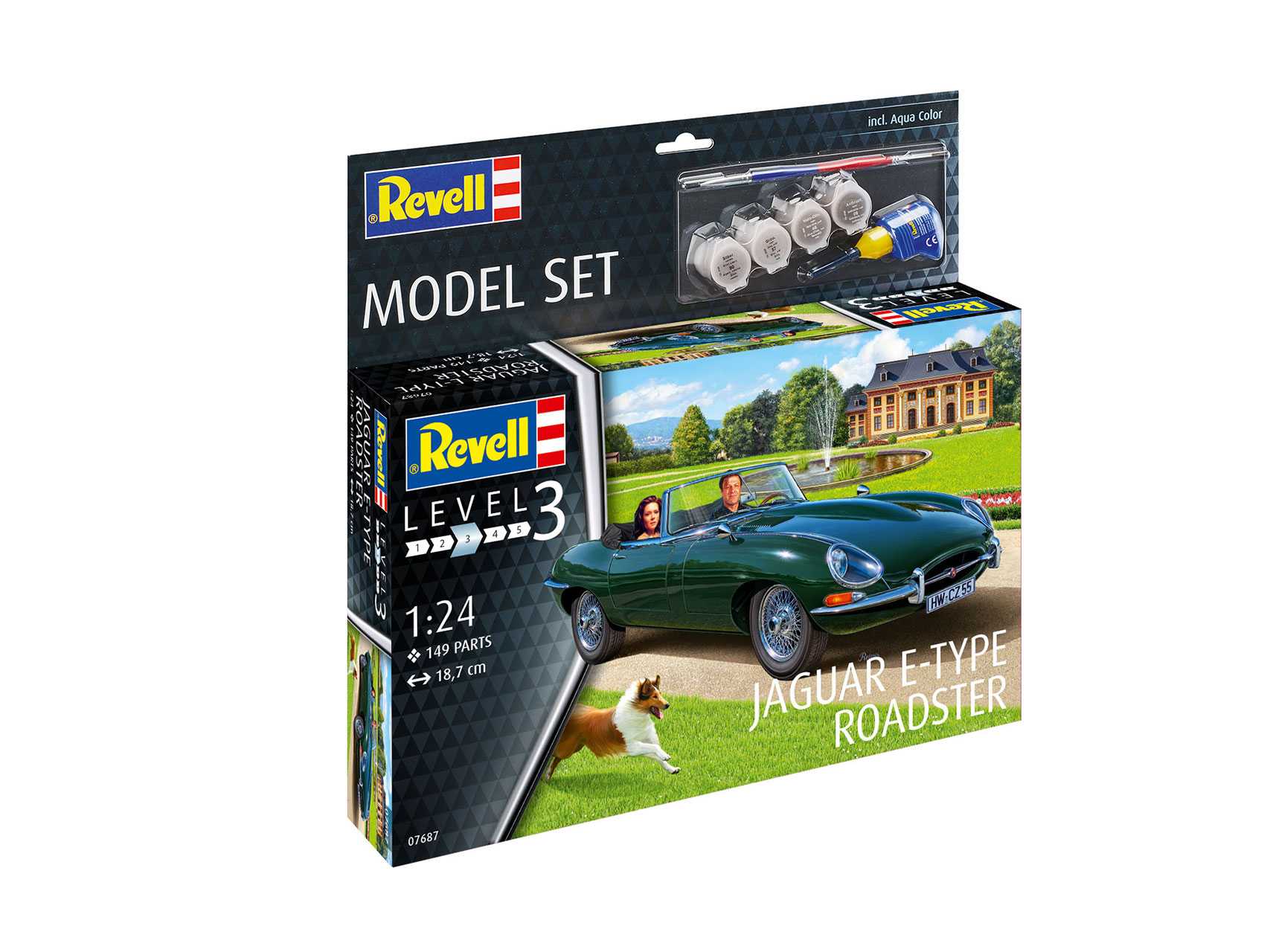 Revell ModelKit auto 67687 Jaguar E-Type Roadster 1:24