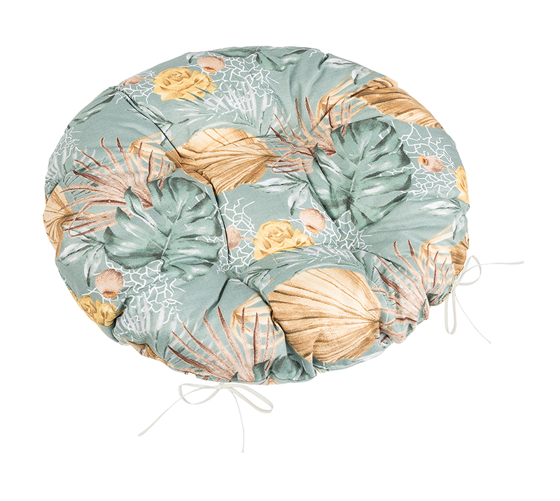 Bellatex Sedák Adéla prošívaný kulatý, Monstera - průměr 40 cm