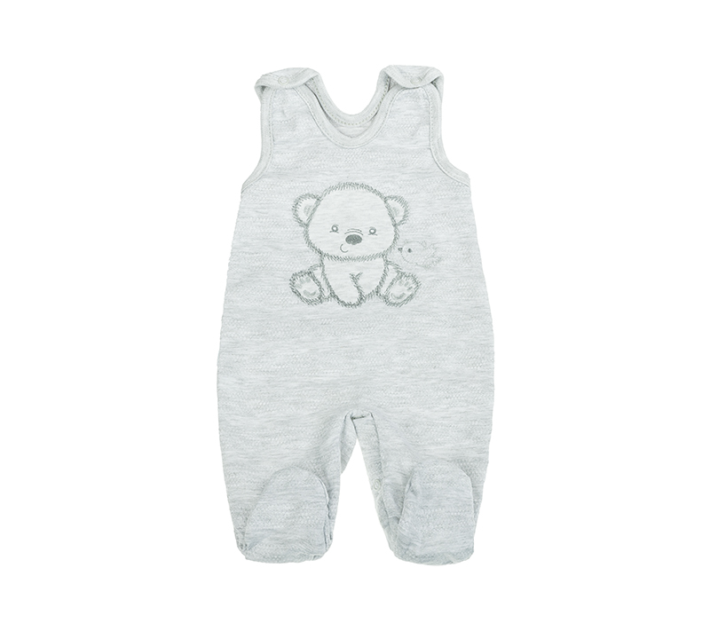 Bellatex Kojenecká soupravička New Baby Sweet Bear šedá - 56 (0-3m)
