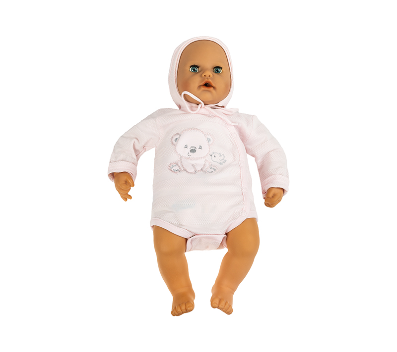 Bellatex Kojenecká soupravička New Baby Sweet Bear růžová - vel. 62 (3-6m)