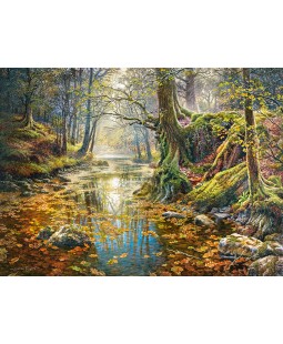 Castorland puzzle 2000 dílků - Podzimní les
