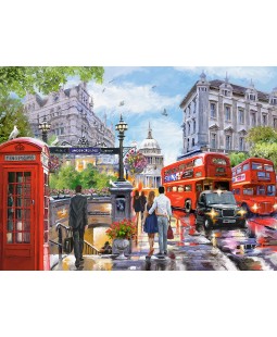 Castorland puzzle 2000 dílků - Jaro v Londýně