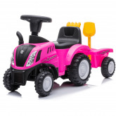 Buddy Toys 5177 New Holland T7 odrážedlo, růžové