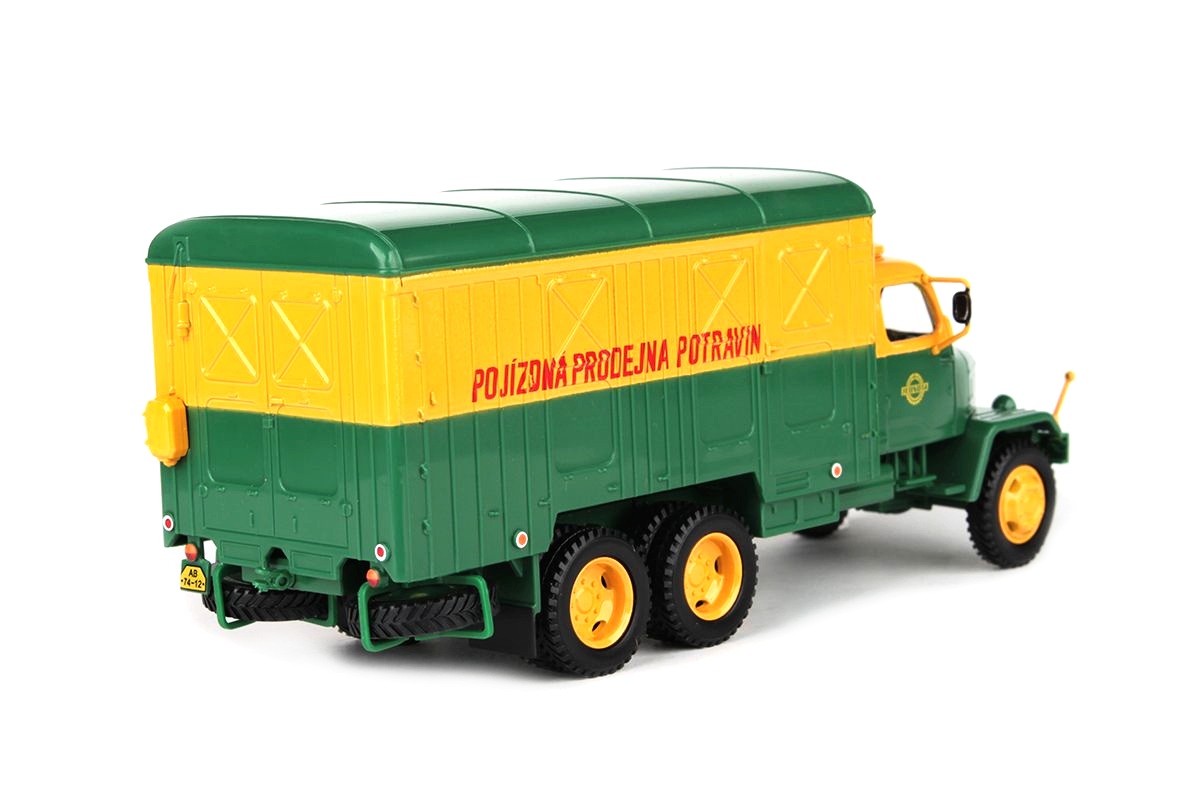 Abrex Praga V3S Skříňový Vůz (1967) Jednota Pojízdná Prodejna Potravin 1:43