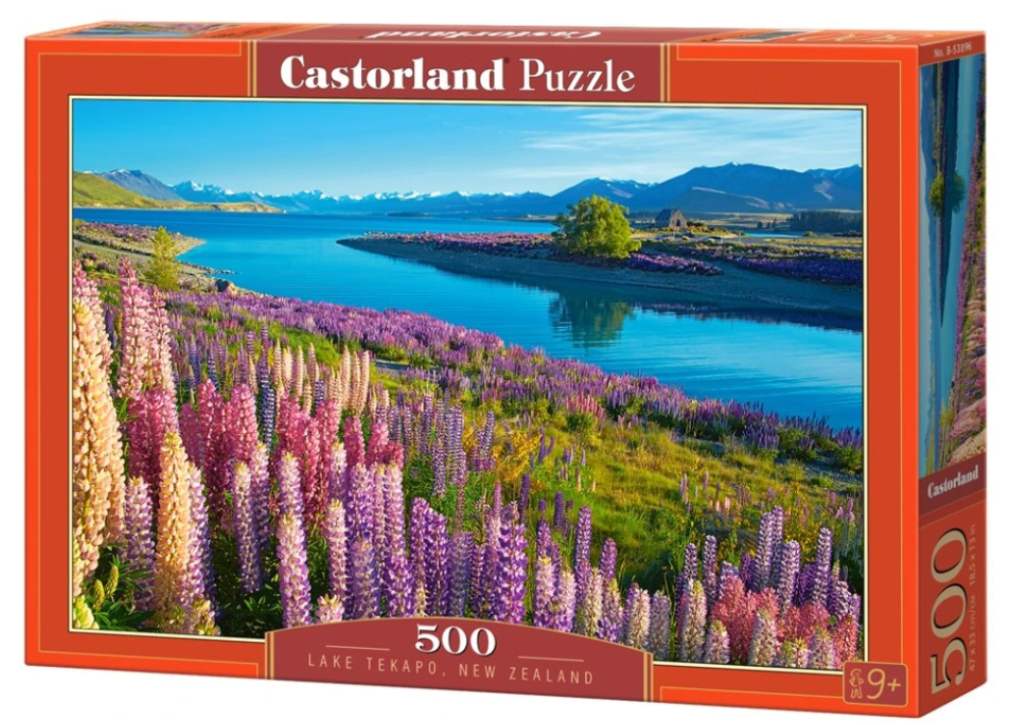 Castorland puzzle Jezero Tekapo, Nový Zéland, 500 dílků