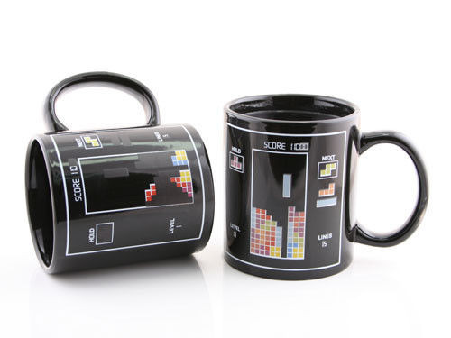Magický hrnek, Tetris, 330 ml.