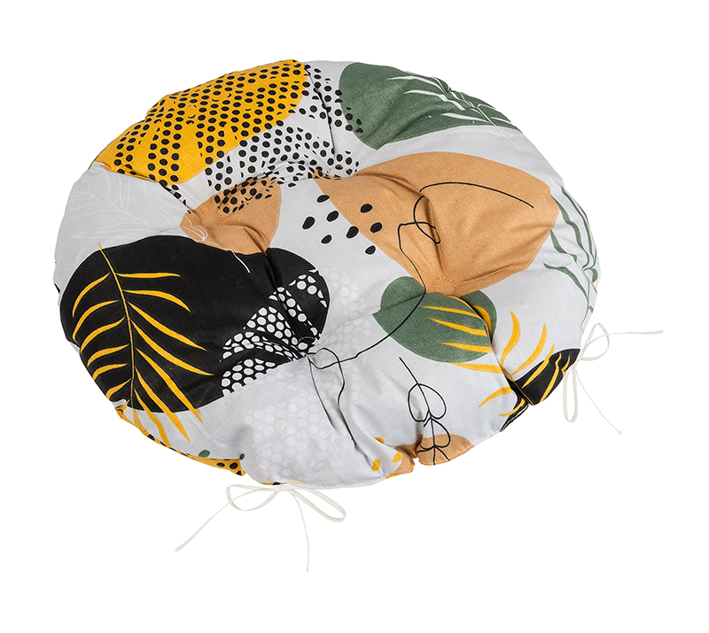 Bellatex Sedák Adéla kulatý prošívaný, Oblázky béžová - průměr 40cm