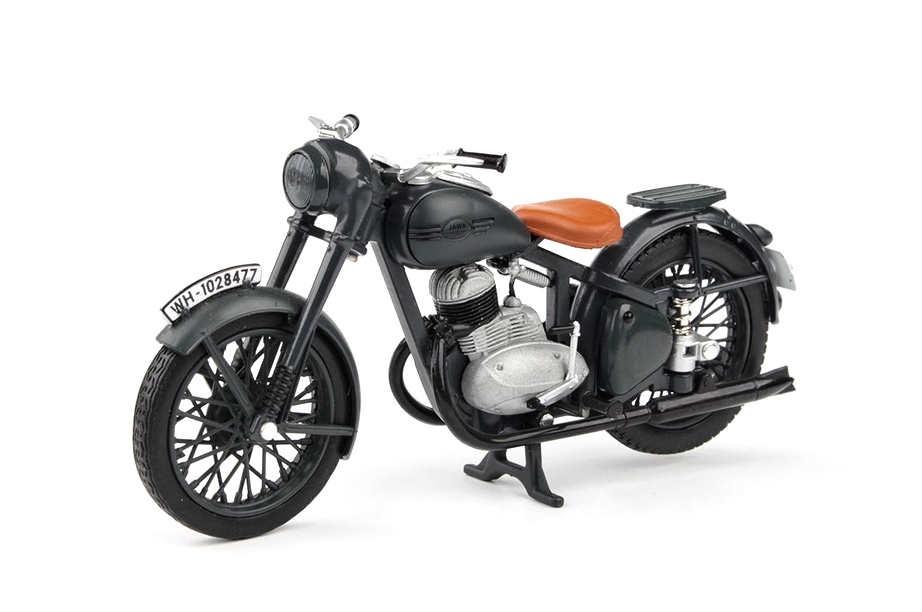 Jawa 250 Pérák (1942) Prototyp Šedá Tmavá 1:18