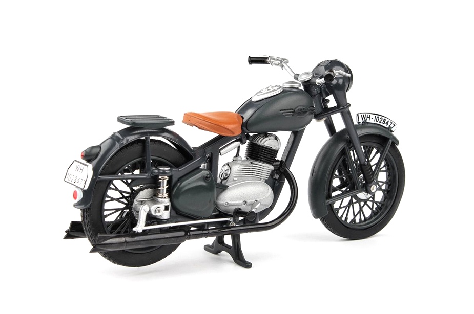 Jawa 250 Pérák (1942) Prototyp Šedá Tmavá 1:18