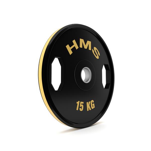 Sada pogumovaných olympijských kotoučů HMS TOG15 2 x 15 kg