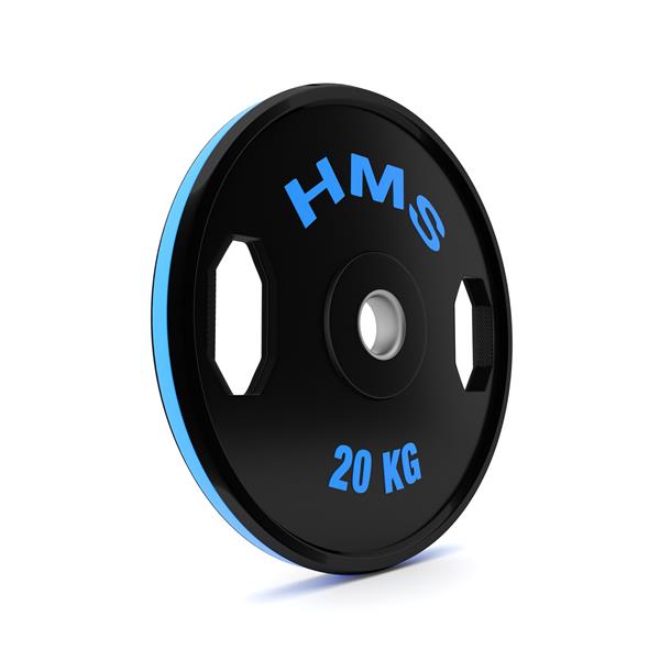 Sada pogumovaných olympijských kotoučů HMS TOG20, 2x20 kg