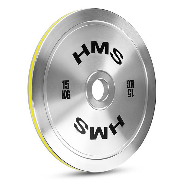 Ocelový olympijský kotouč HMS TOS150, 15 kg