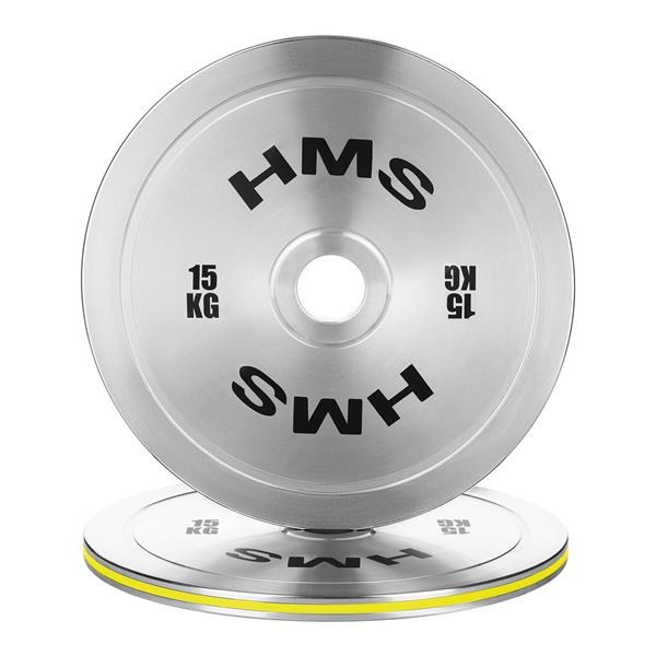 Ocelový olympijský kotouč HMS TOS150, 15 kg