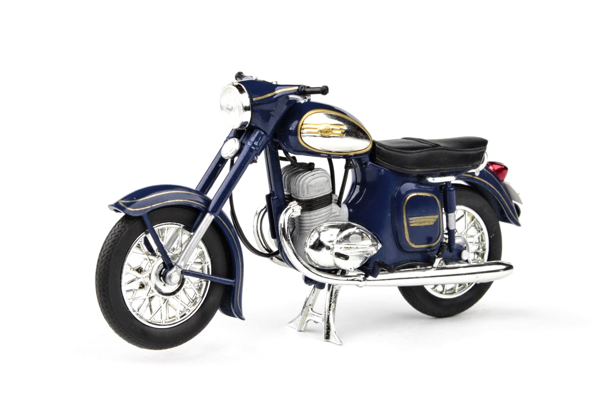 Jawa 350 Kývačka Automatic (1966) Modrá Kobaltová 1:18