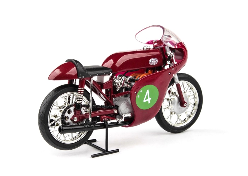 Jawa 350 2xOHC (1961) Velká Cena Československa Brno #4 Havel 1:18