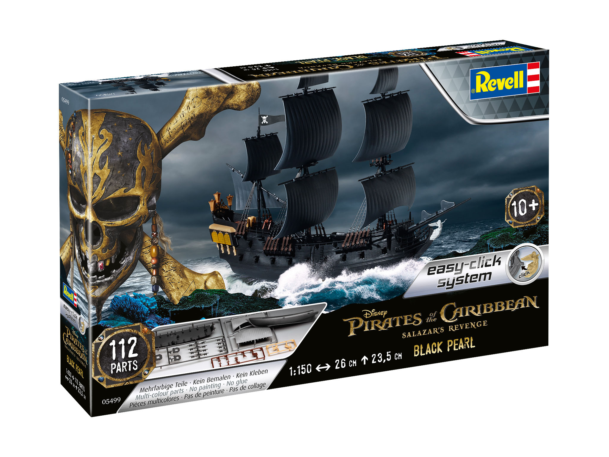 Revell EasyClick loď 05499 Black Pearl (1:150)