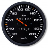 Froster Speedometer nástěnné hodiny, průměr 30 cm