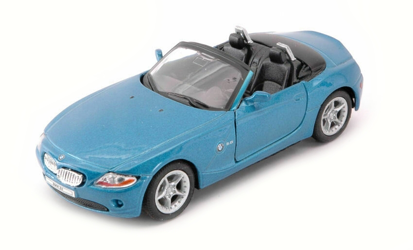 Welly BMW Z4 convertible, Modré 1:34-39