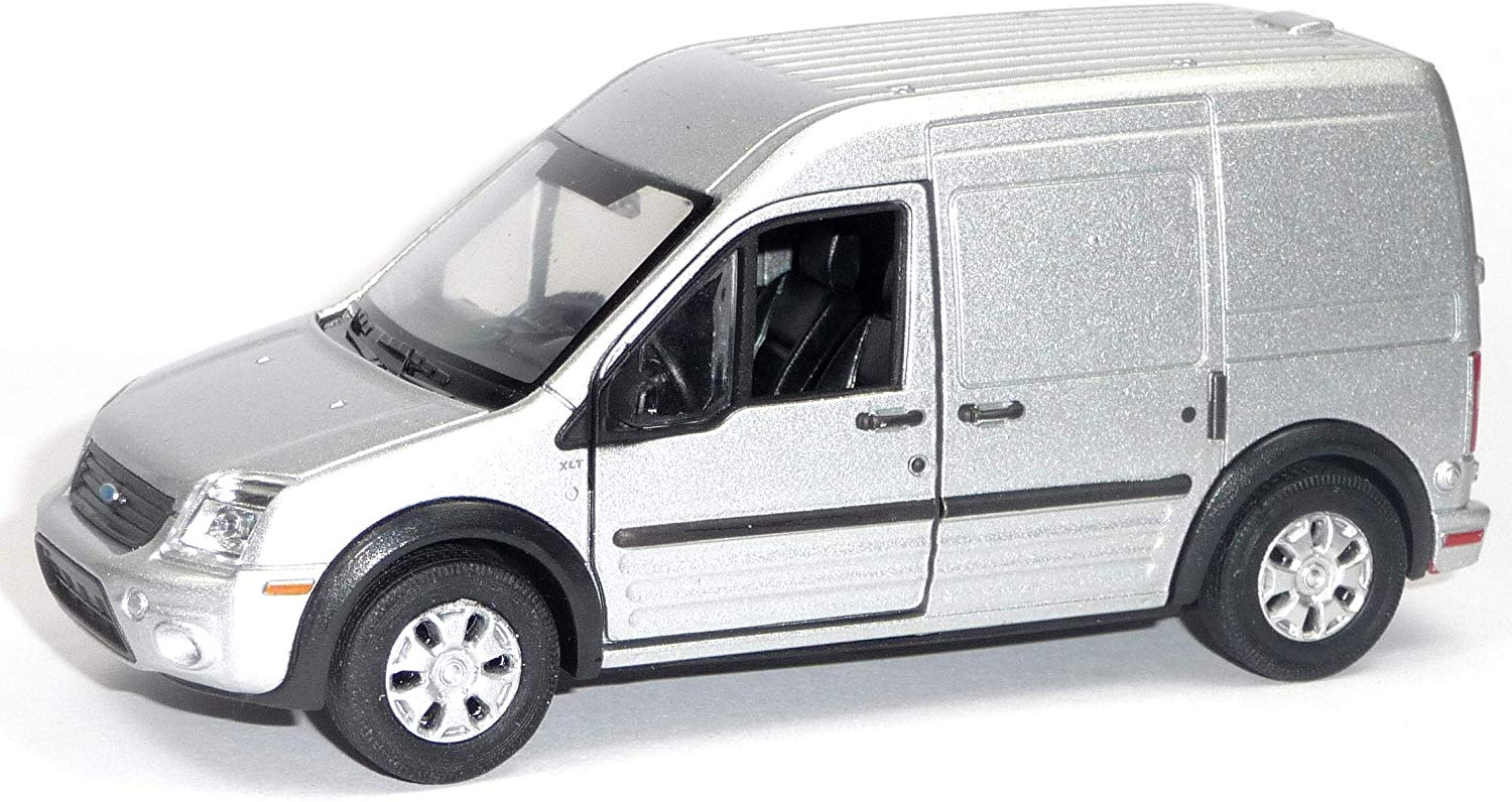 Welly Ford Transit Connect, Stříbrný 1:34-39