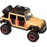 Maisto Jeep Wrangler Unlimited Off-Road, Hnědý 1:24