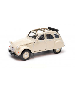 Welly Citroën 2CV, bežový 1:34-39