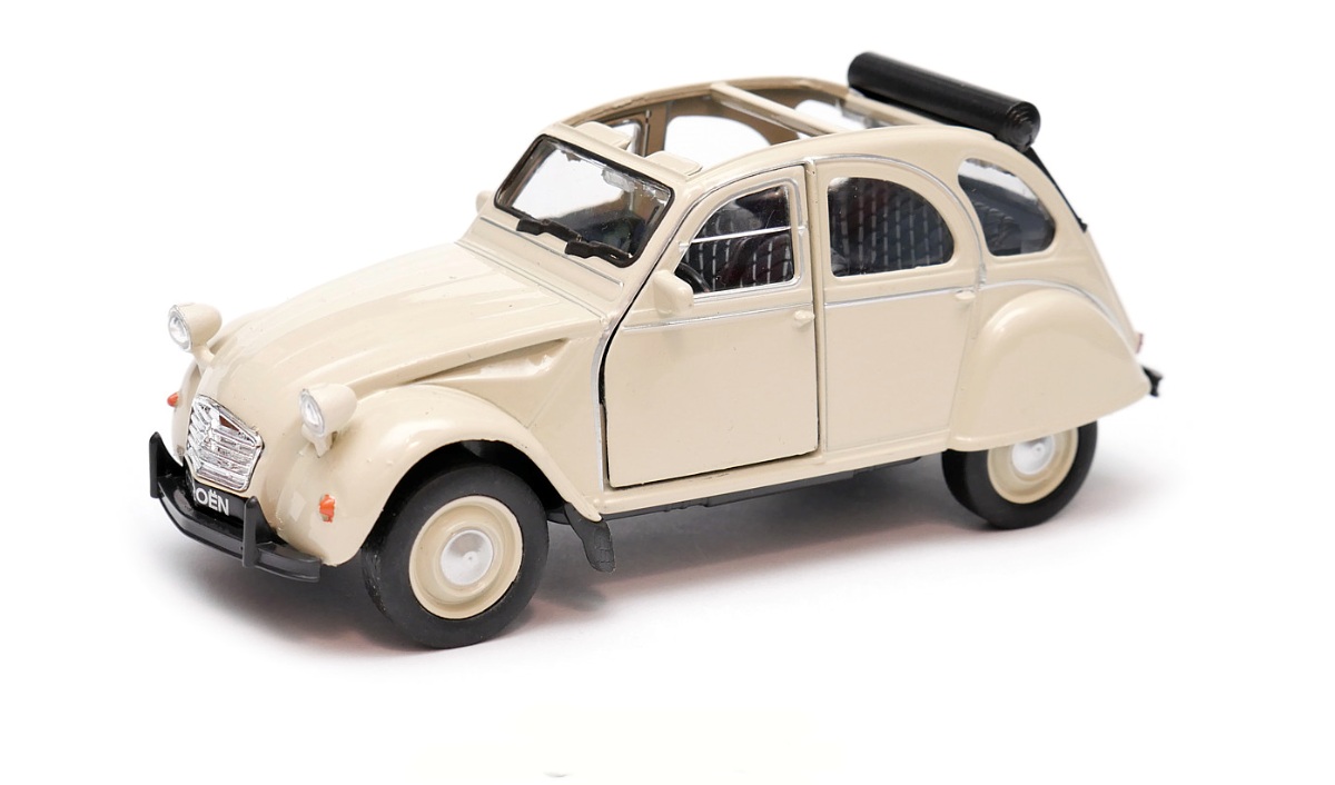 Welly Citroën 2CV béžový 1:34-39