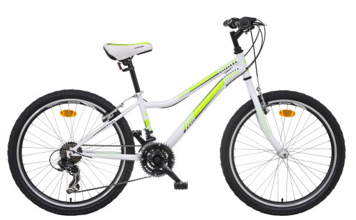 Mayo Hobby 24" Dětské kolo 2022 bílo-zelené
