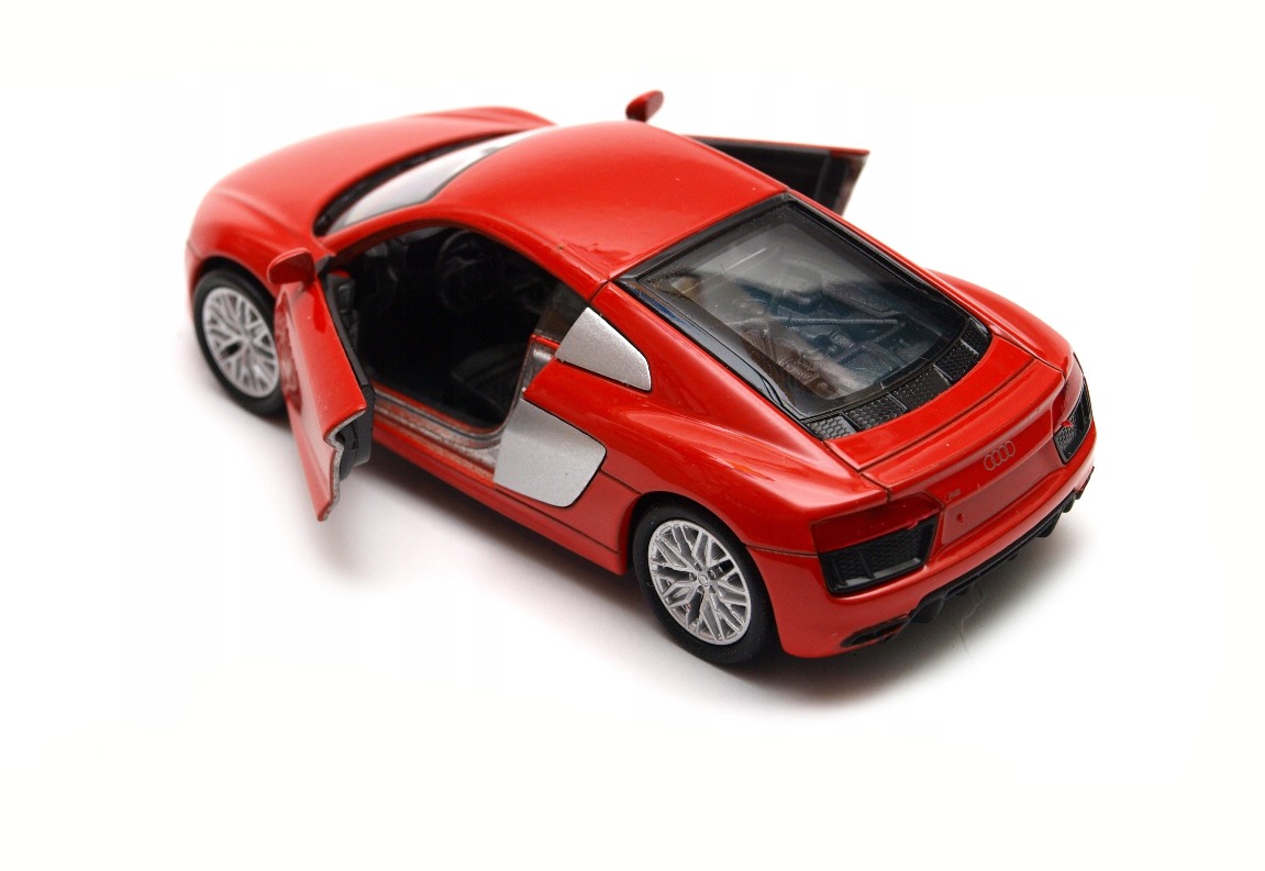 Welly Audi R8 V10 (2016) Červené 1:34-39